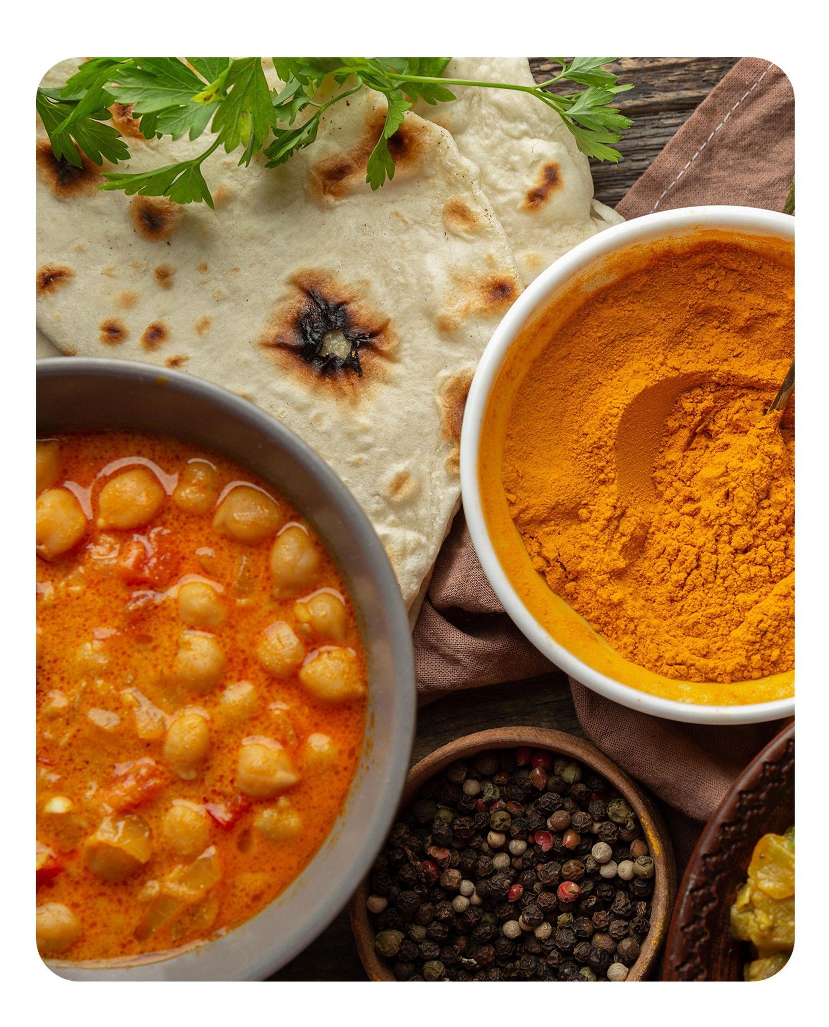 curry con garbanzos