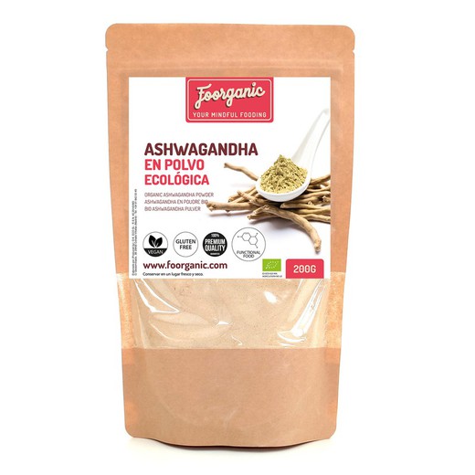 Ashwagandha en polvo ecológica 200 g