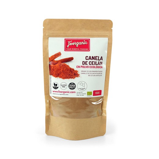 Canela de Ceilán en polvo ecológica 150 g