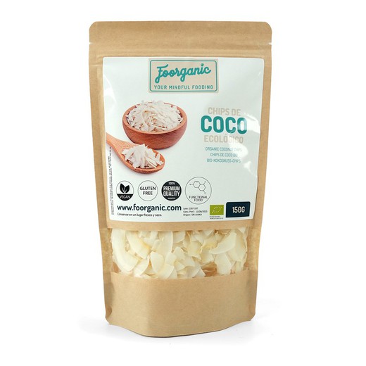 Chips de coco ecológico 150 g