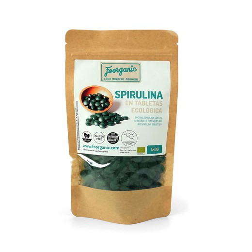 Spirulina en tabletas ecológica 150 g