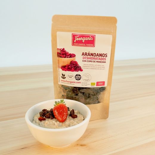 Getrocknete Heidelbeeren mit Apfelsaft 125 g