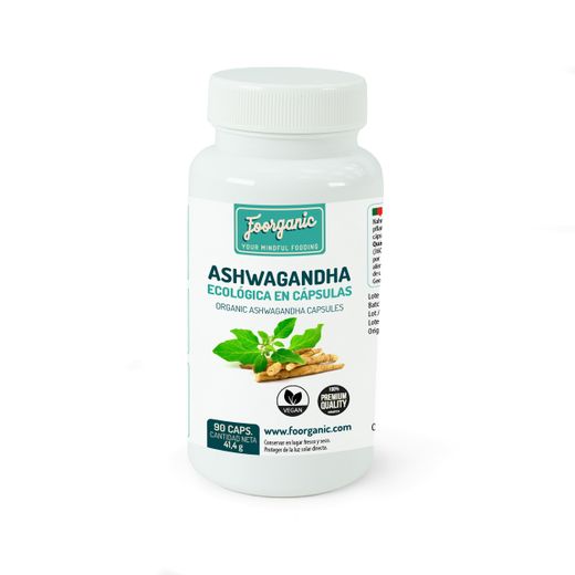 Ashwagandha in Bio-Kapseln, Flasche pro Einheit