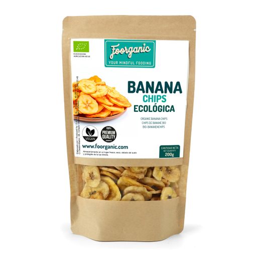 Chips de banane bio 200 g