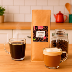 Cafe en grano natural tostado orgánico 1 kilo