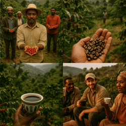 Cafe en grano natural tostado orgánico 1 kilo