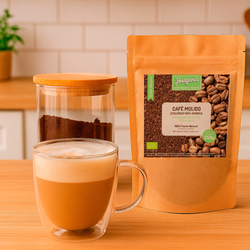 Café molido natural tostado orgánico 250 g