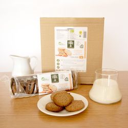 Zimtkekse mit Mandeln, Kokos und Hafer, vegan und weizenfrei, 1 kg