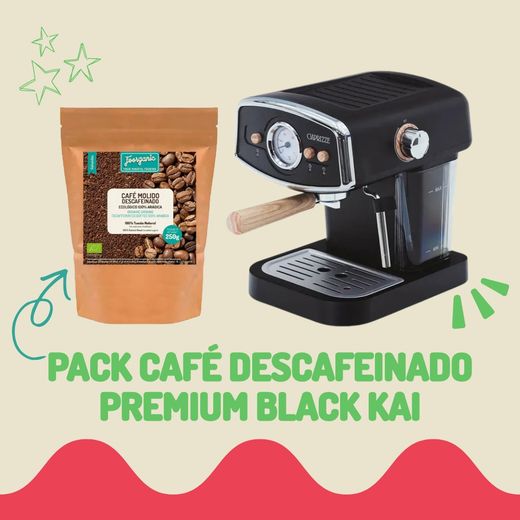 Pack experiencia Café Descafeinado Premium Black Kai