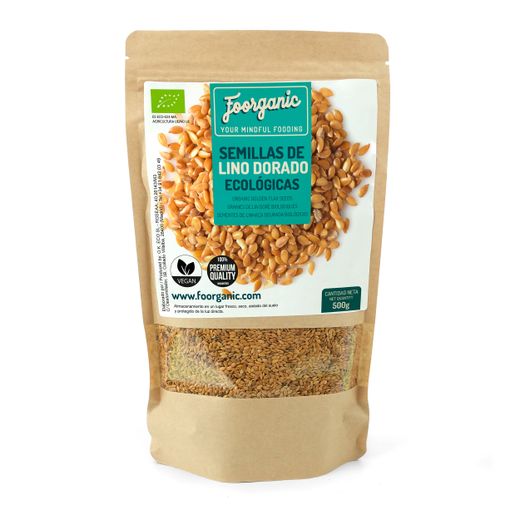 Graines de lin dorées 500 g